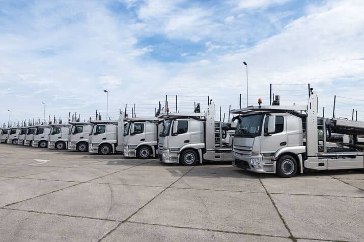 Smartrux fleet of trucks ready for deployment